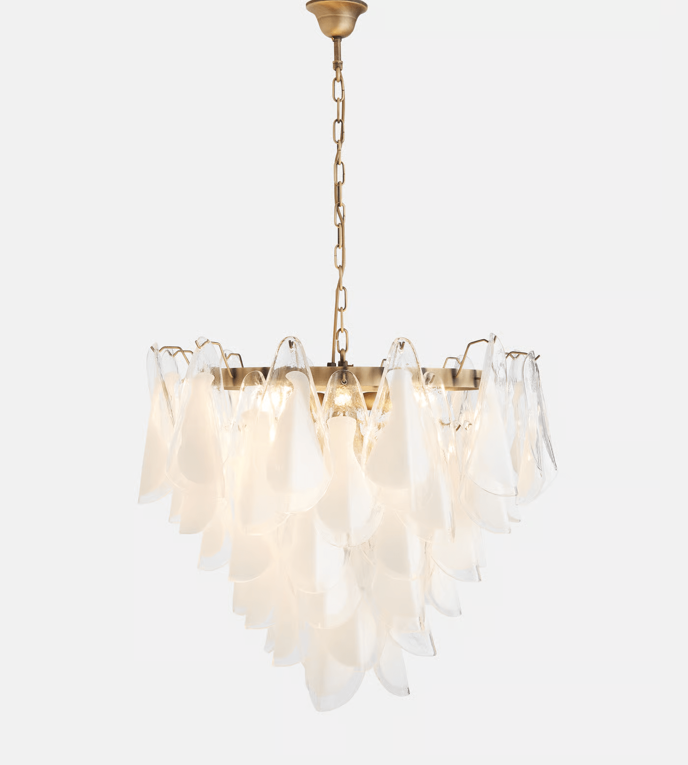 Lunara White Murano Chandelier - YIOSI