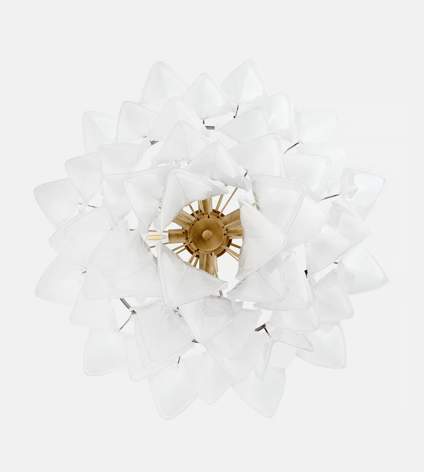 Lunara White Murano Chandelier - YIOSI