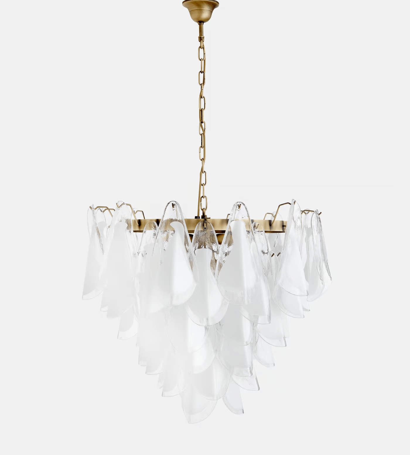 Lunara White Murano Chandelier - YIOSI