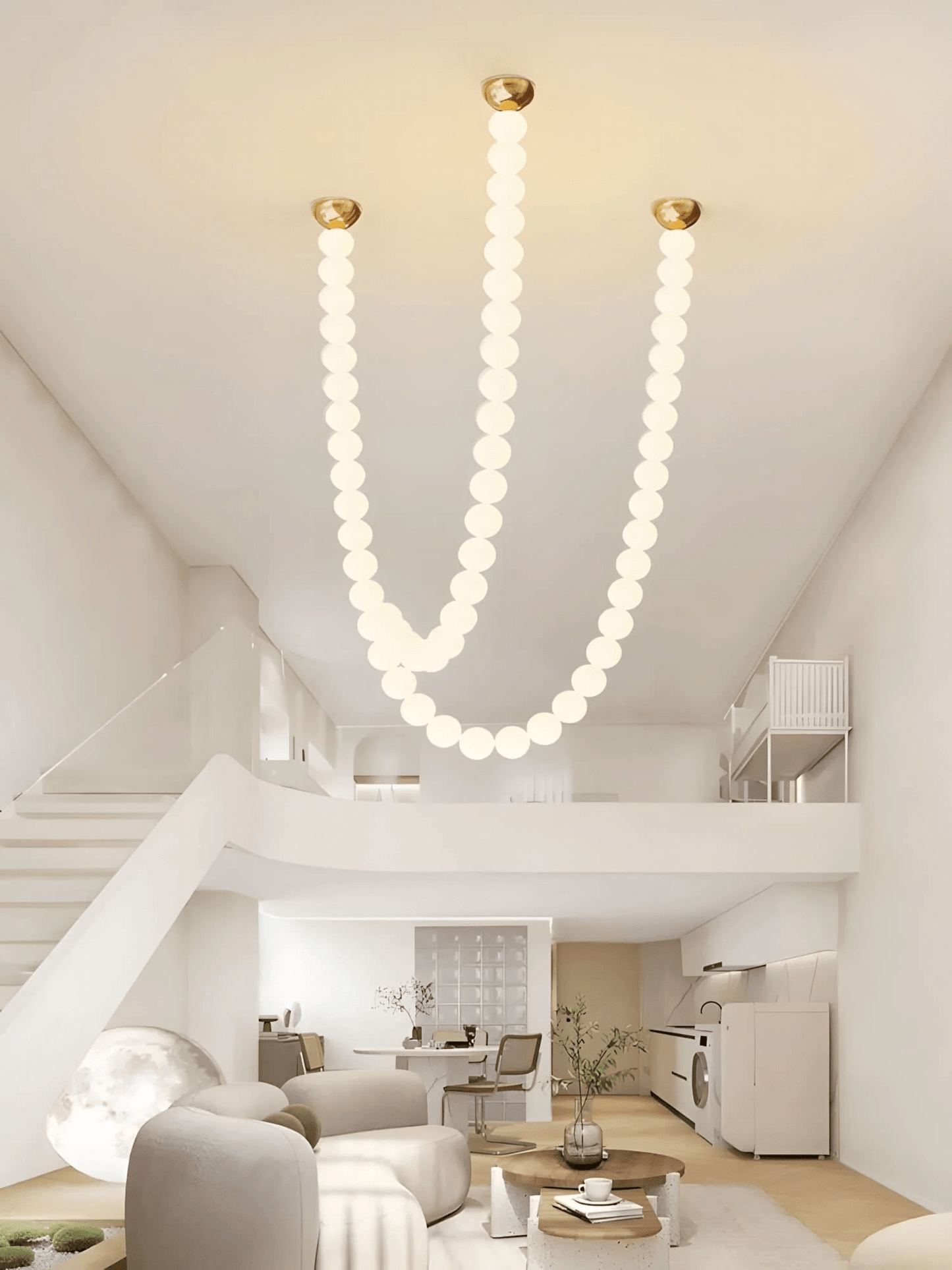 Halti Necklace Acrylic Chandelier - YIOSI