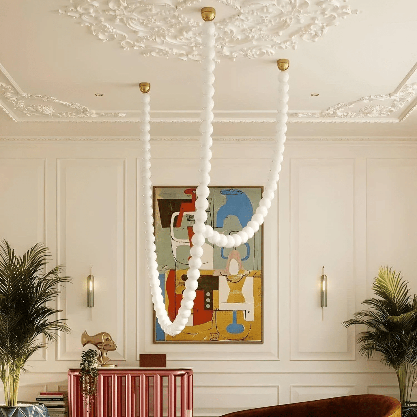 Halti Necklace Acrylic Chandelier - YIOSI