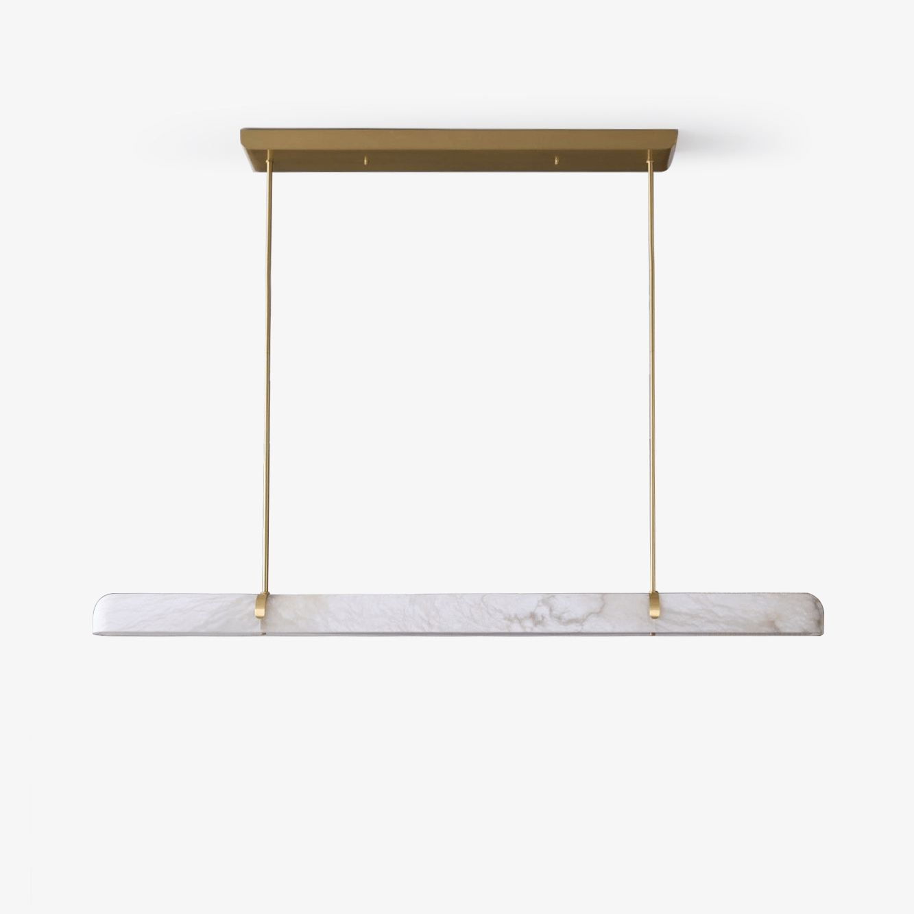 Vakkerlight Linear Alabaster LED Chandelier – Elegant Cloud‑Like Ceiling Light