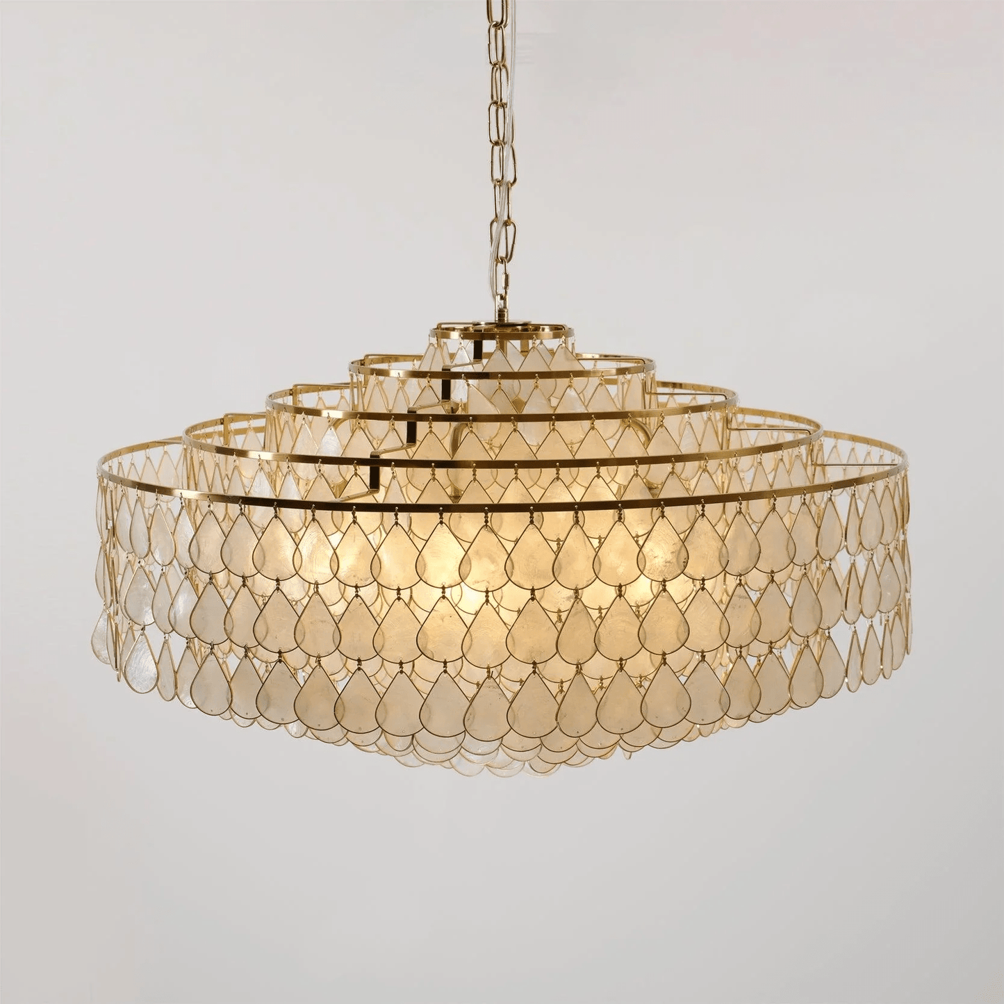 Teardrops Shell Chandelier - YIOSI