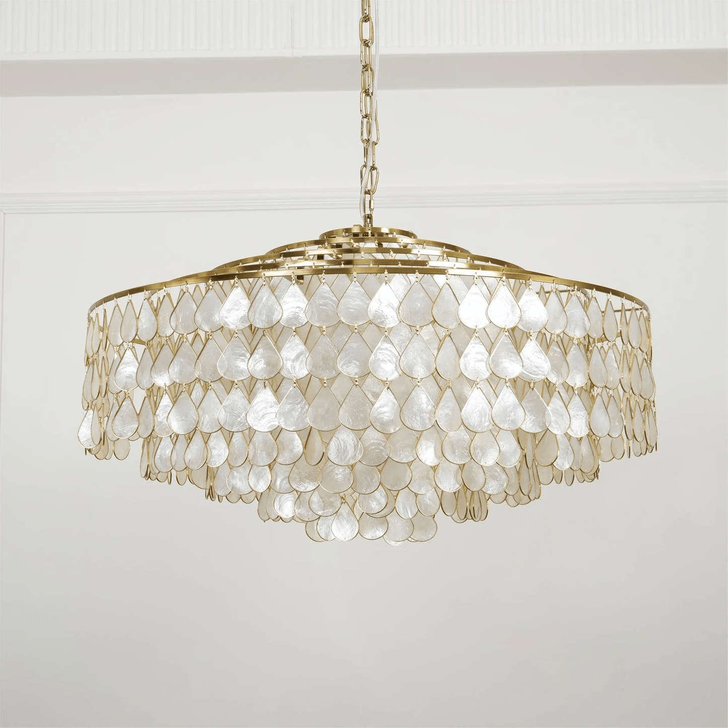 Teardrops Shell Chandelier - YIOSI