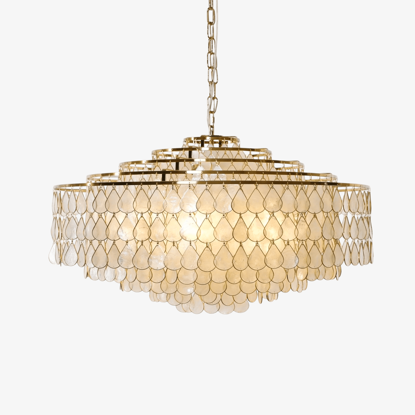 Teardrops Shell Chandelier - YIOSI