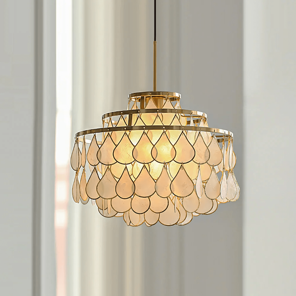 Teardrops Shell Chandelier - YIOSI