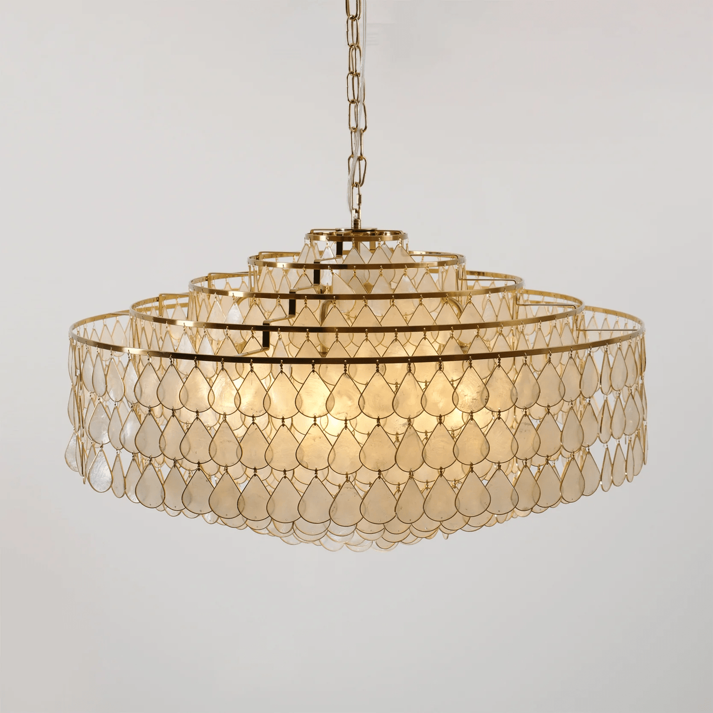 Teardrops Shell Chandelier - YIOSI