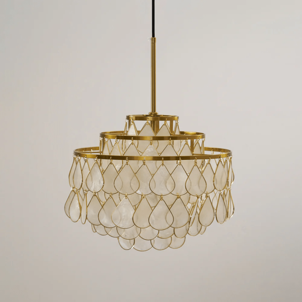 Teardrops Shell Chandelier - YIOSI