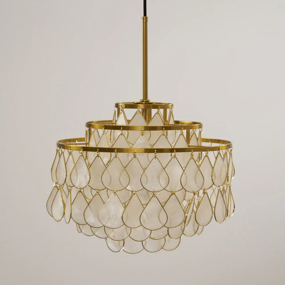 Teardrops Shell Chandelier - YIOSI
