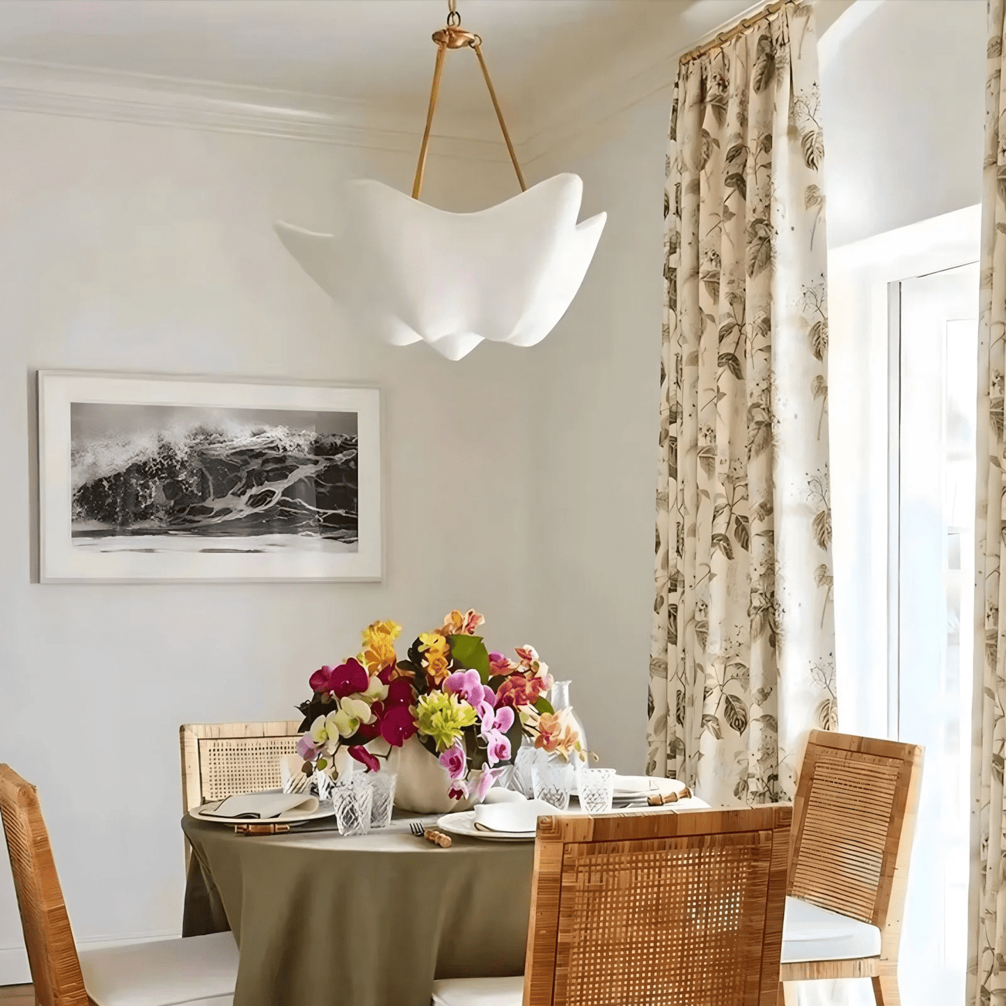 Luvonea Plaster Chandelier - YIOSI