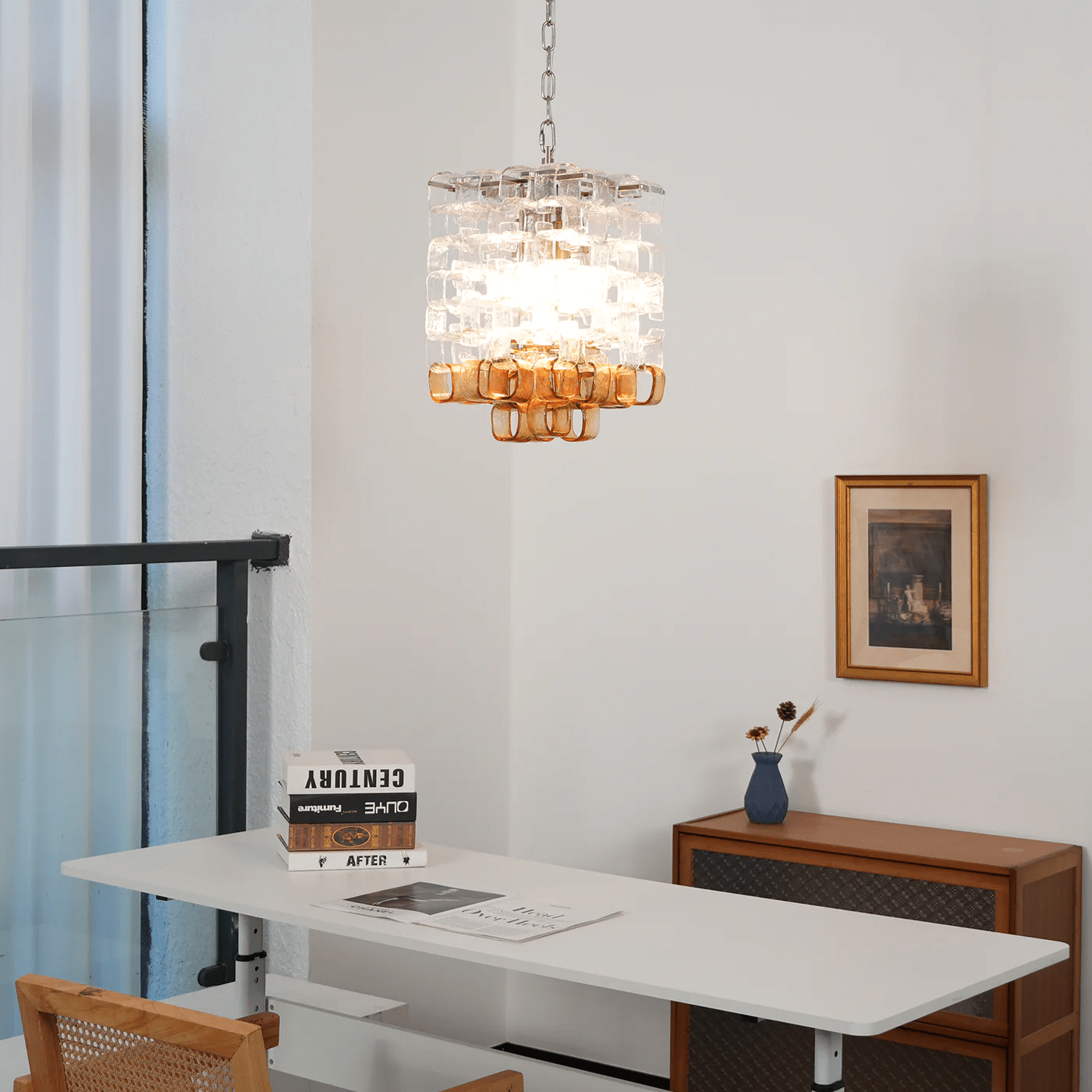 Murano Poliarte Interlocking Chandelier - YIOSI
