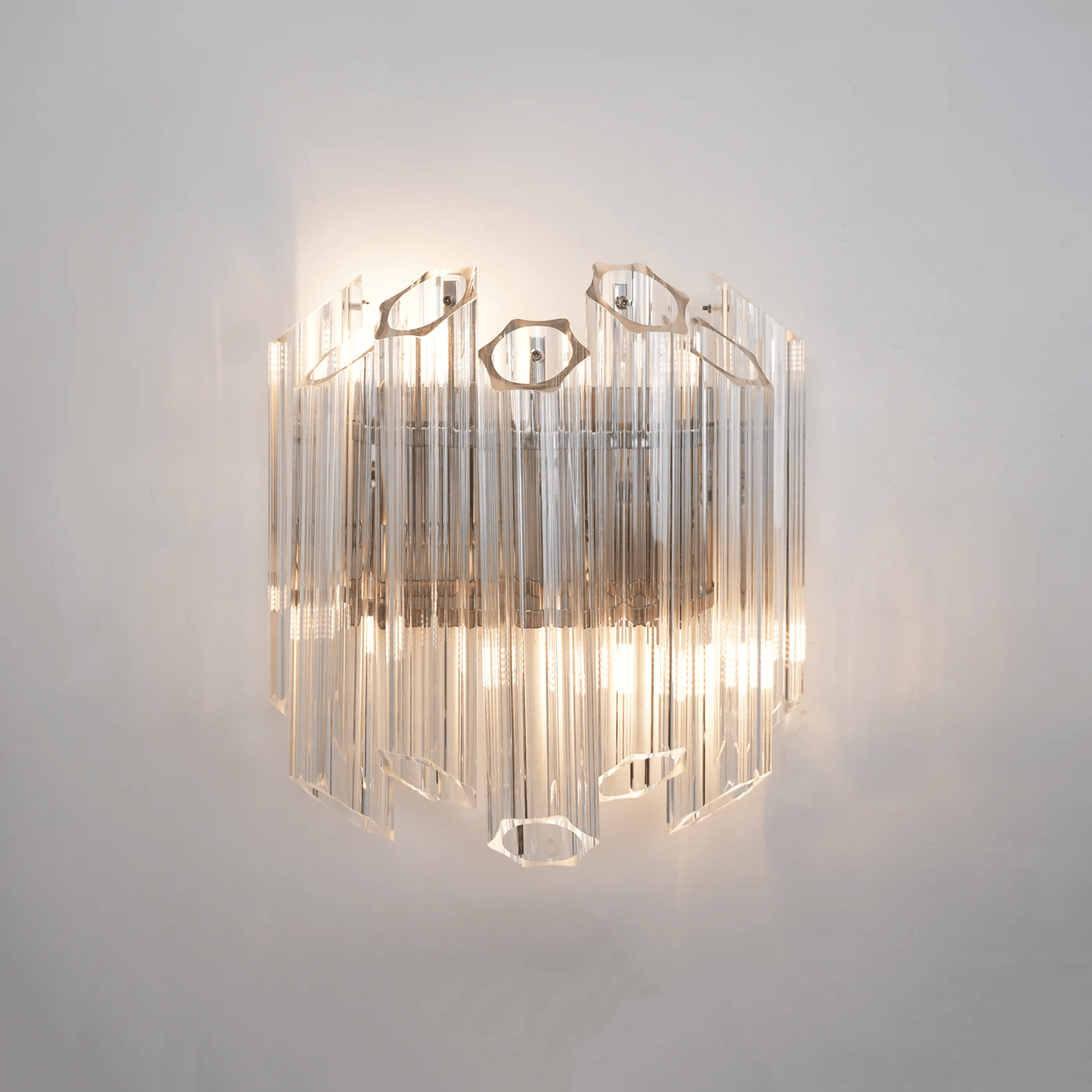 Clear Palermo Murano Wall Lamp - YIOSI