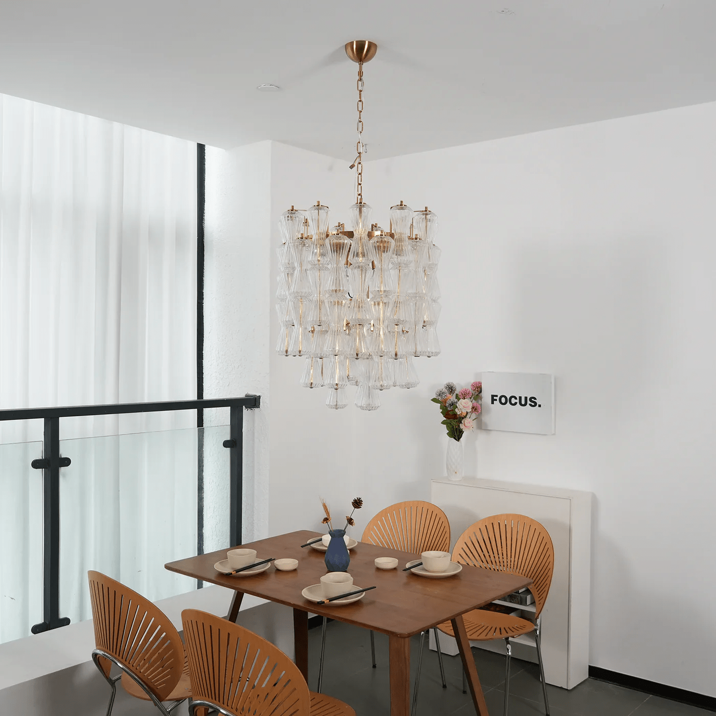 Florenzia Murano Glass Chandelier - YIOSI