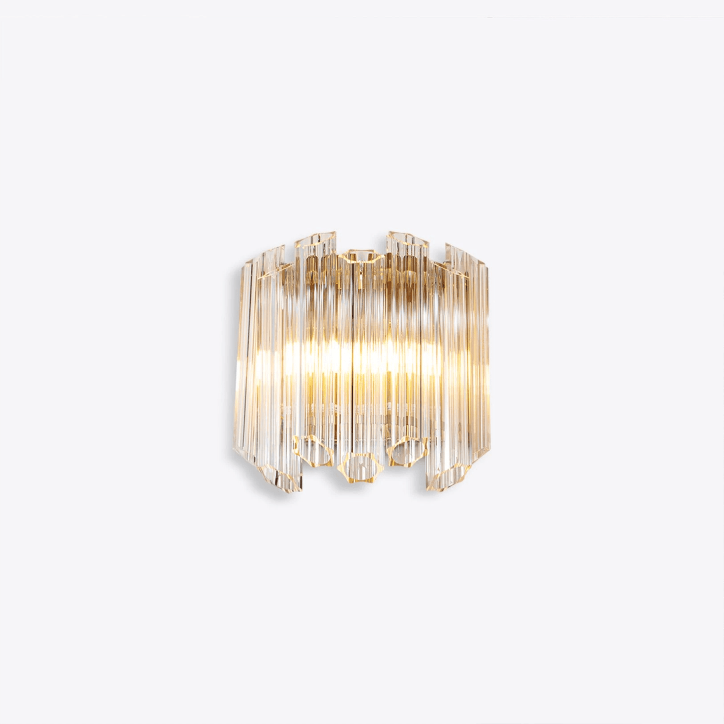 Clear Palermo Murano Wall Lamp - YIOSI