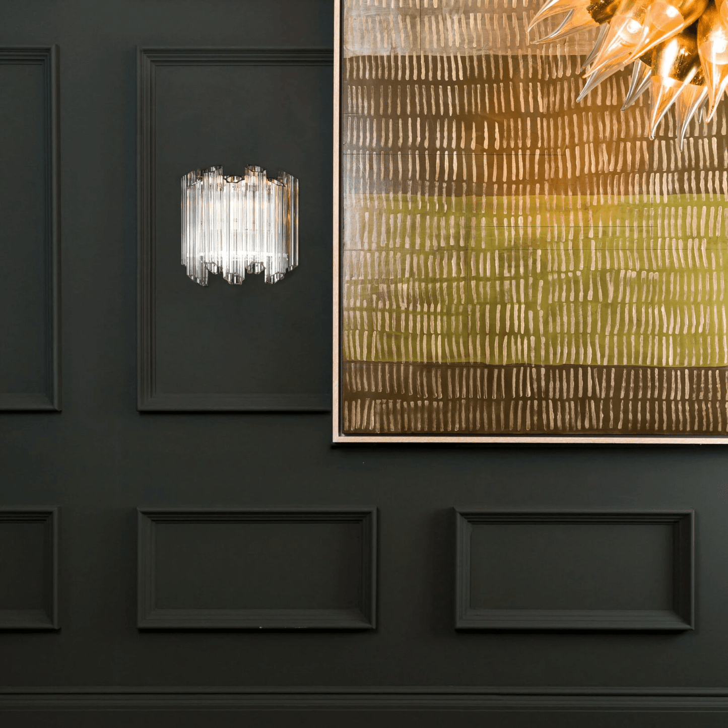 Clear Palermo Murano Wall Lamp - YIOSI
