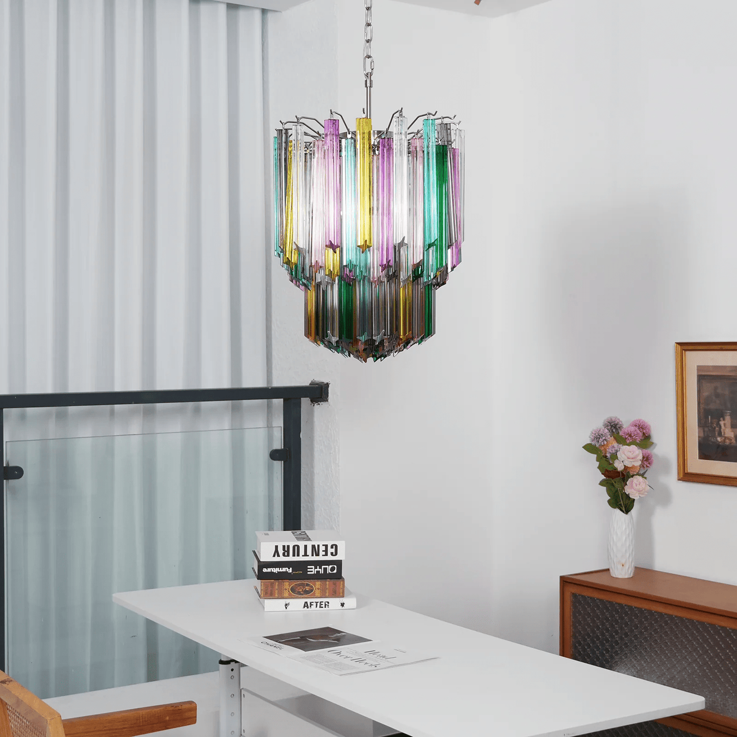 Prismatic Murano Colorful Chandelier - YIOSI