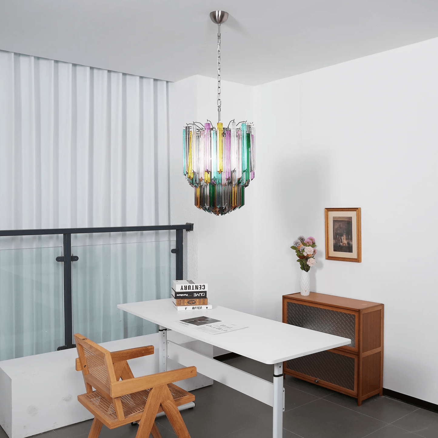 Prismatic Murano Colorful Chandelier - YIOSI