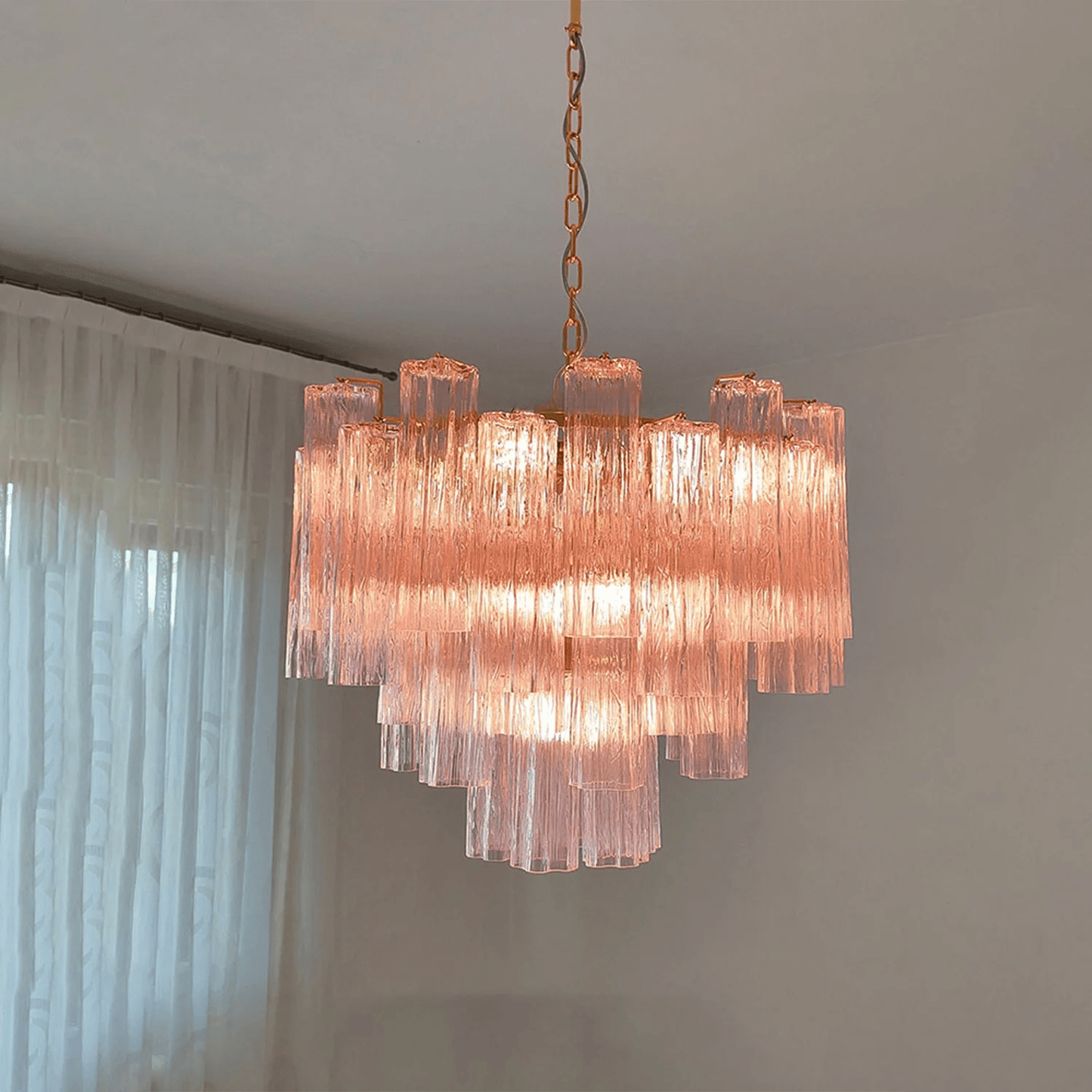 Murano Tubes Chandelier - YIOSI