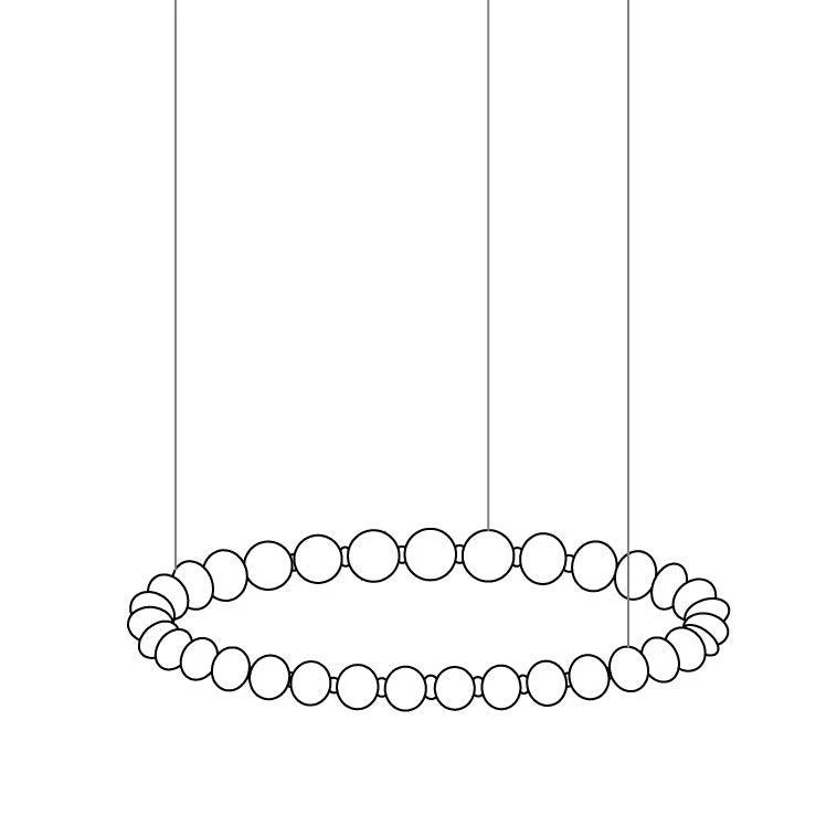 Pearl Necklace Balls Chandelier - YIOSI