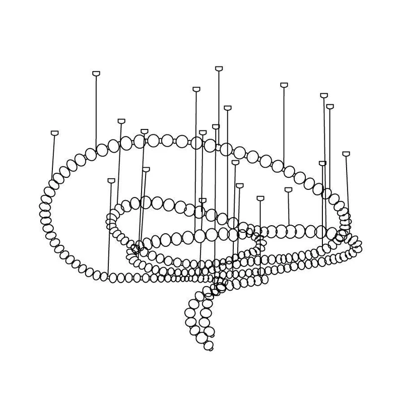 Pearl Necklace Balls Chandelier - YIOSI