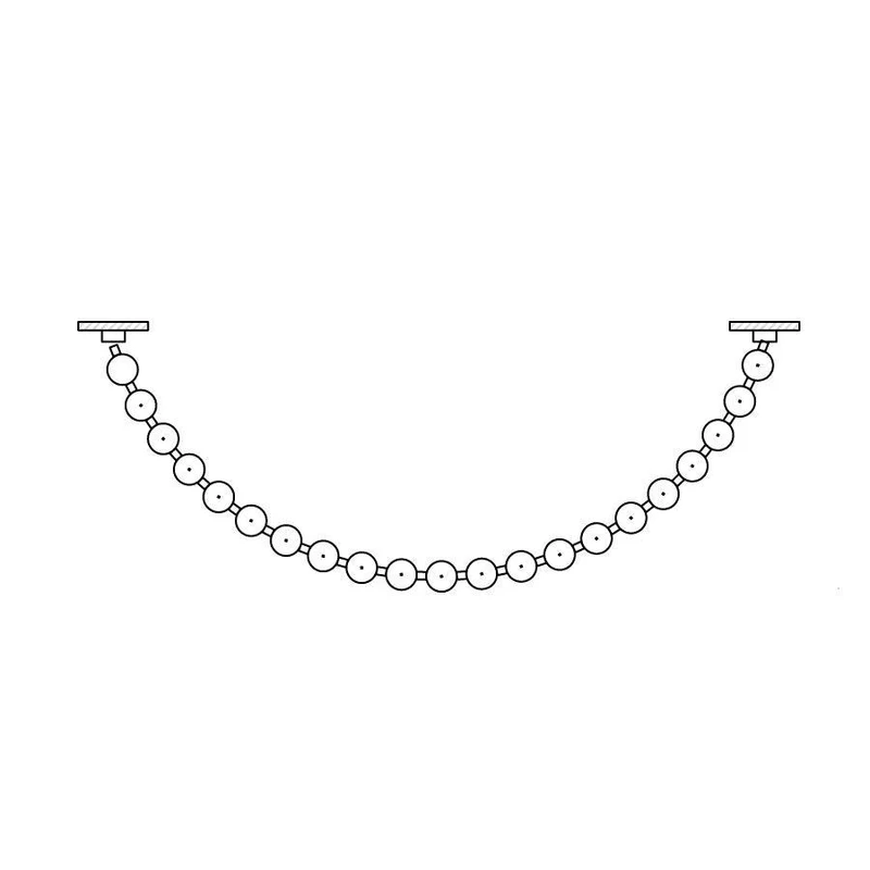 Pearl Necklace Balls Chandelier - YIOSI