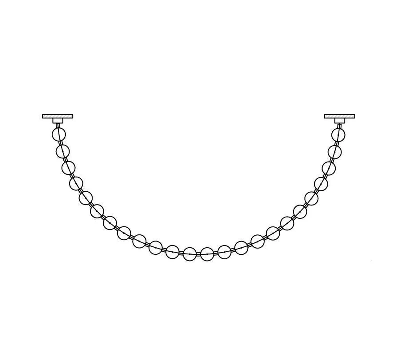 Pearl Necklace Balls Chandelier - YIOSI