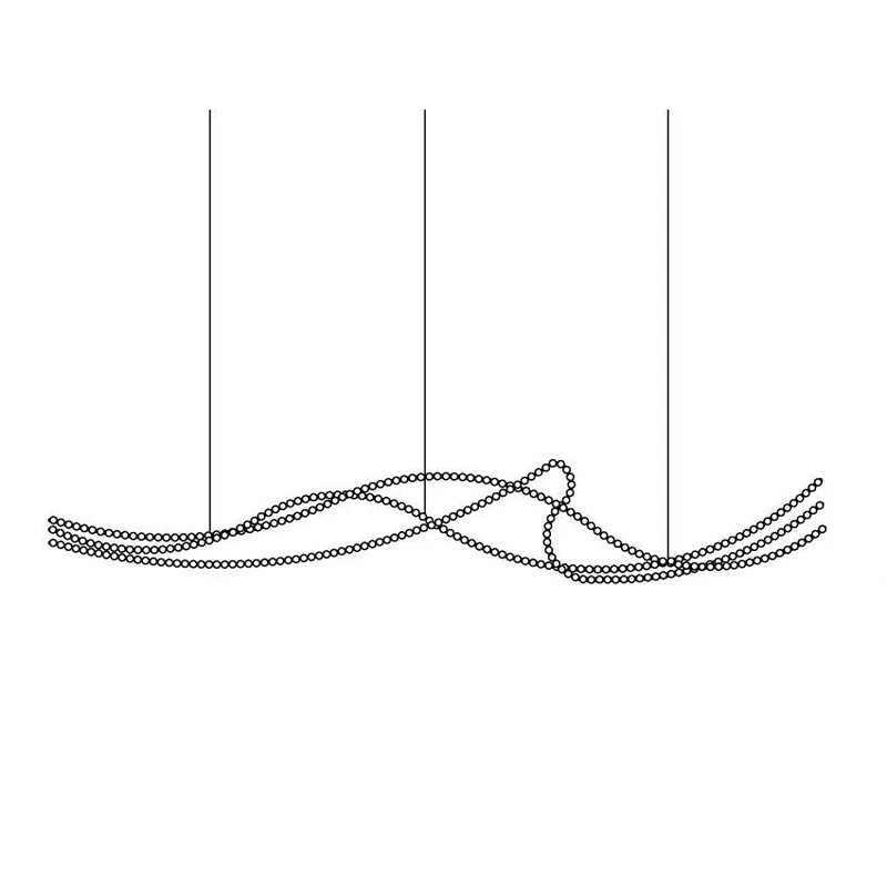 Pearl Necklace Balls Chandelier - YIOSI