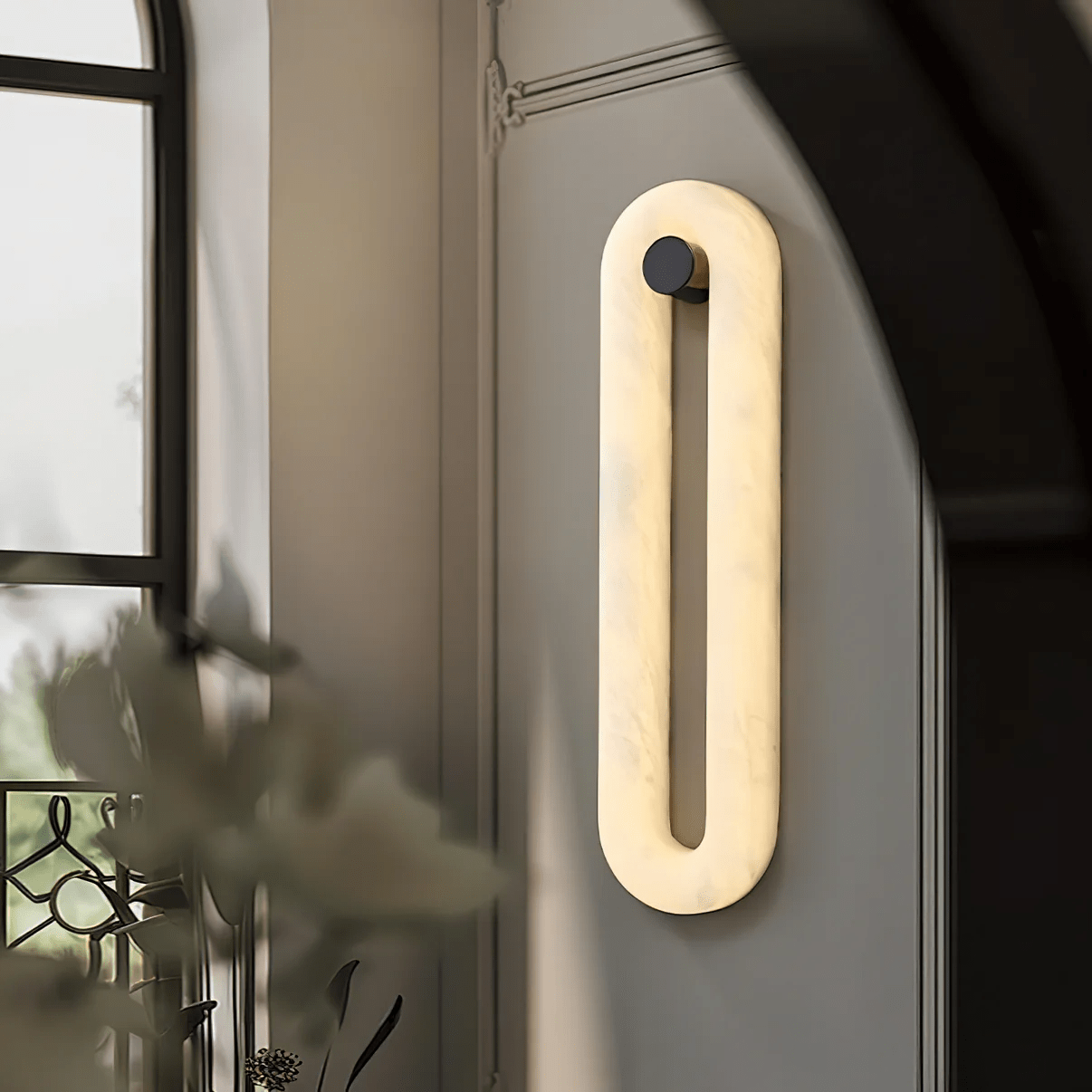 Alabaster Loop Wall Light - YIOSI