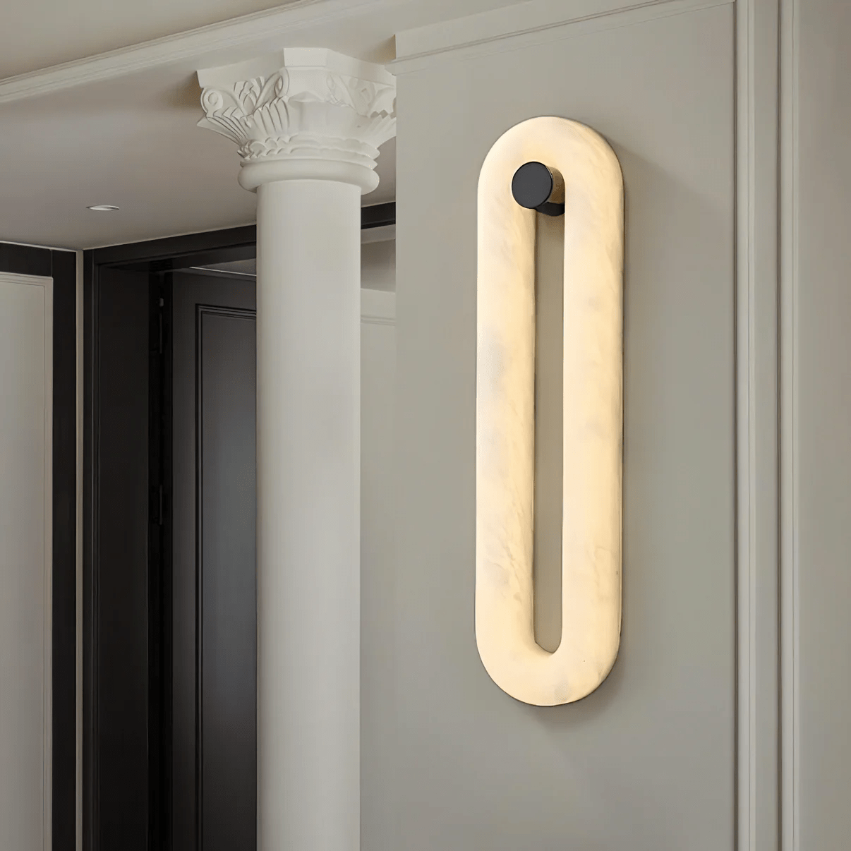Alabaster Loop Wall Light - YIOSI