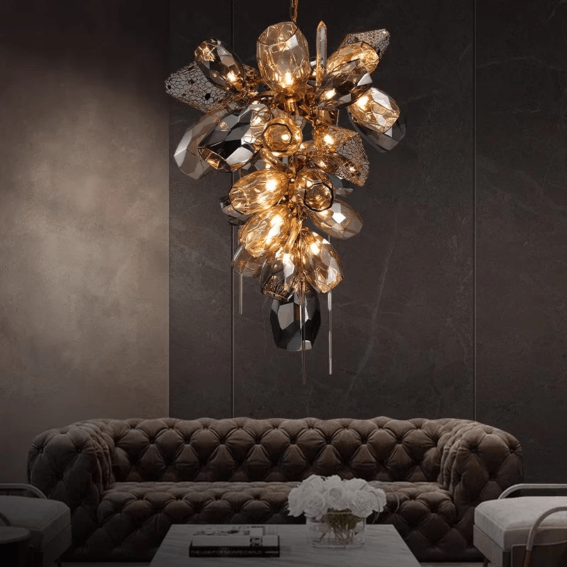 Modern Art Glass Crystal Chandelier - YIOSI