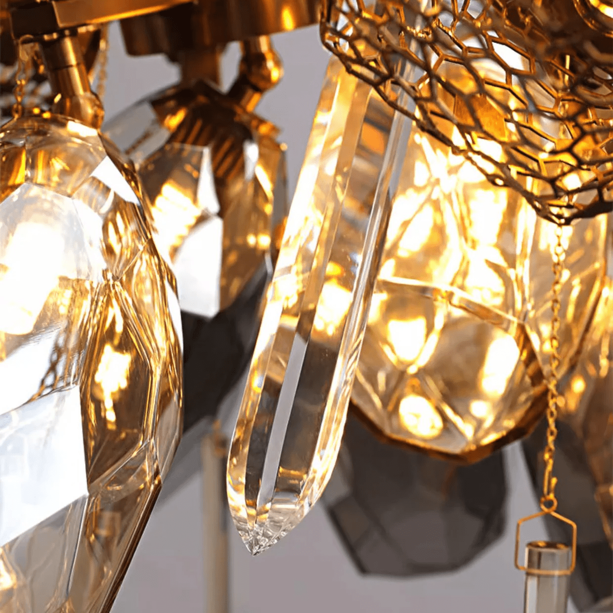 Modern Art Glass Crystal Chandelier - YIOSI