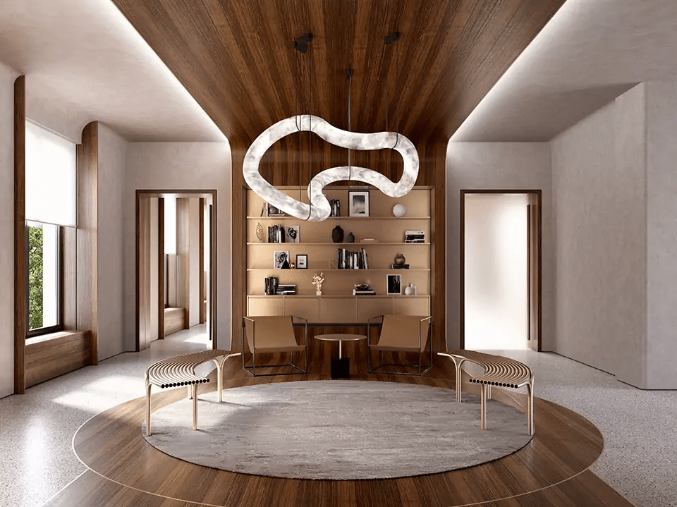 Ethereal Wave Alabaster Chandelier - YIOSI