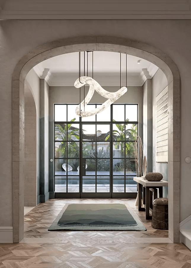 Ethereal Wave Alabaster Chandelier - YIOSI