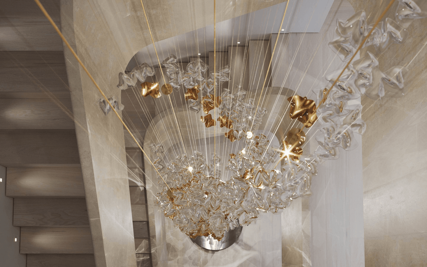 Tidal Stair Chandelier - YIOSI