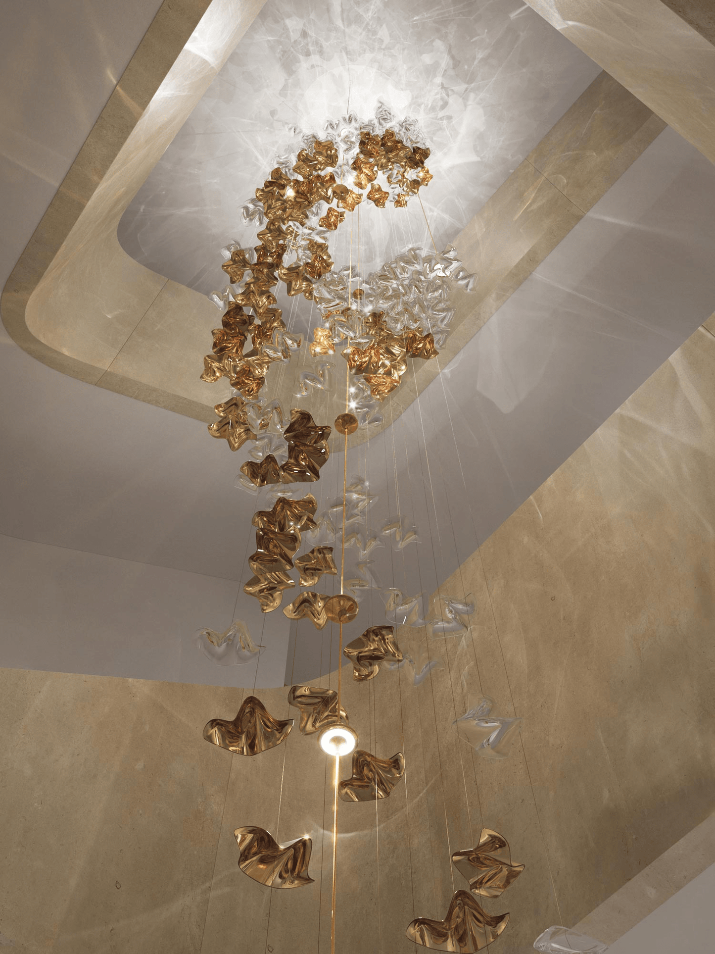 Tidal Stair Chandelier - YIOSI