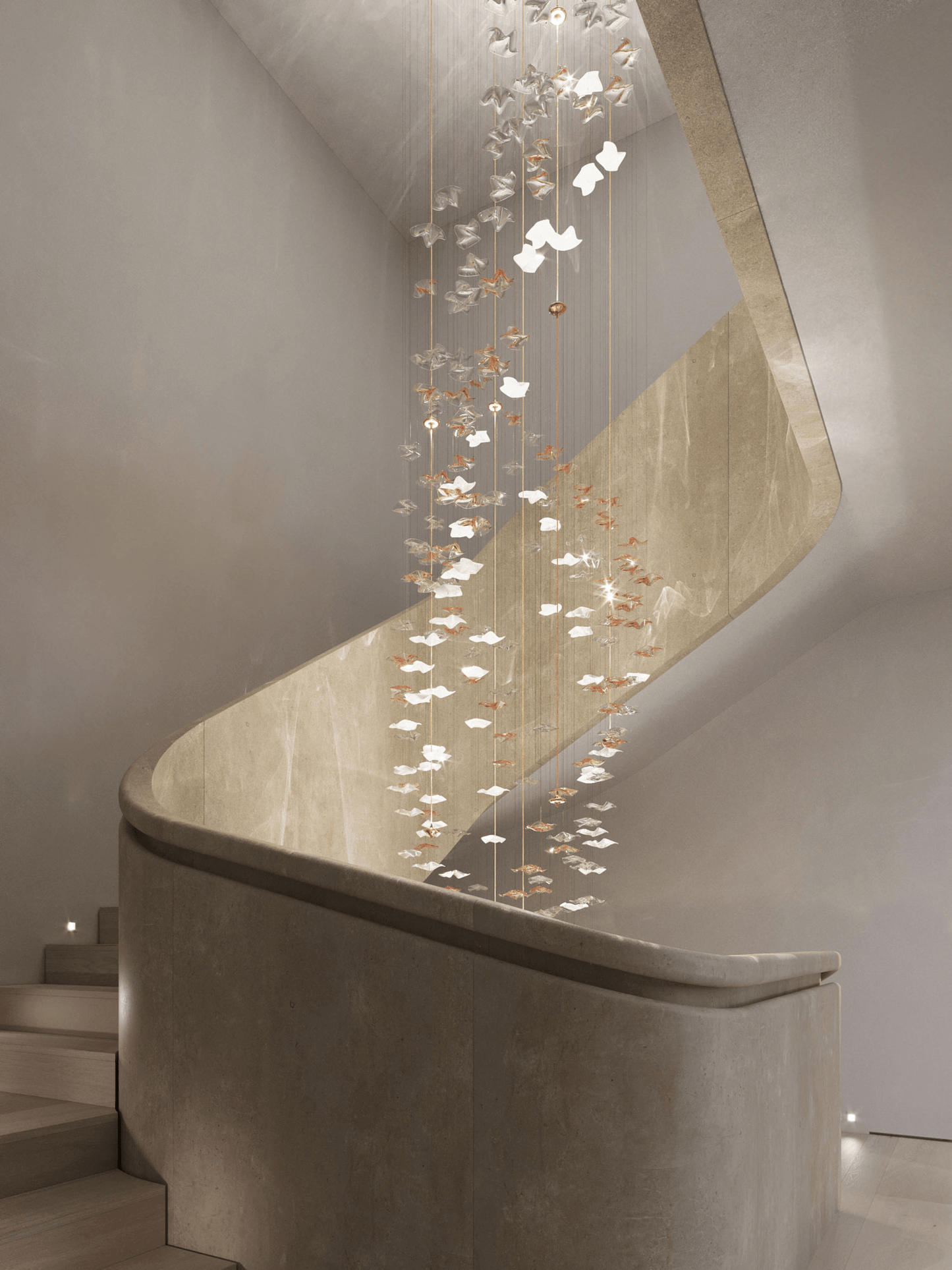 Tidal Stair Chandelier - YIOSI