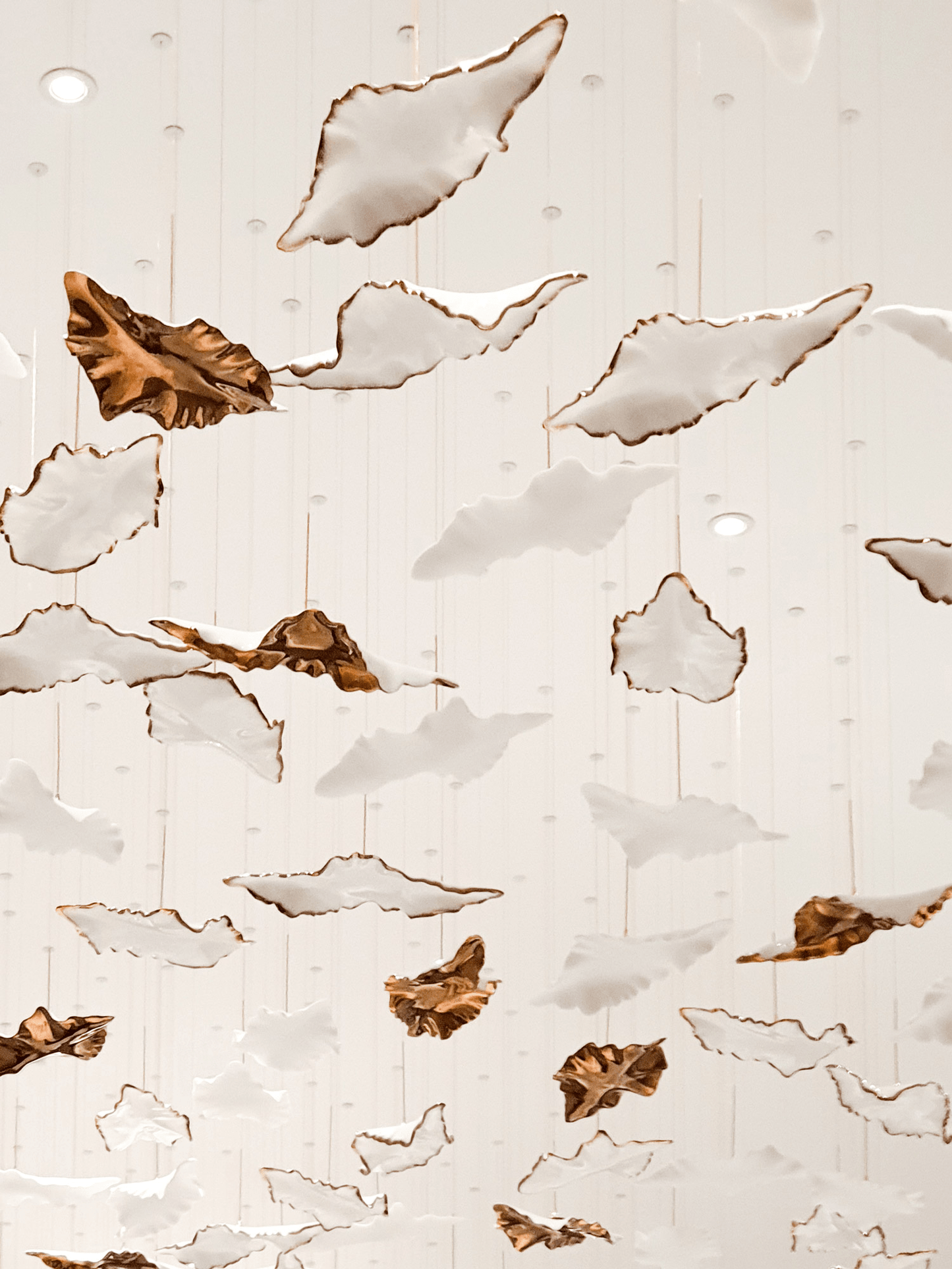 Leaf Twisted Sculptural Customize Chandelier - YIOSI