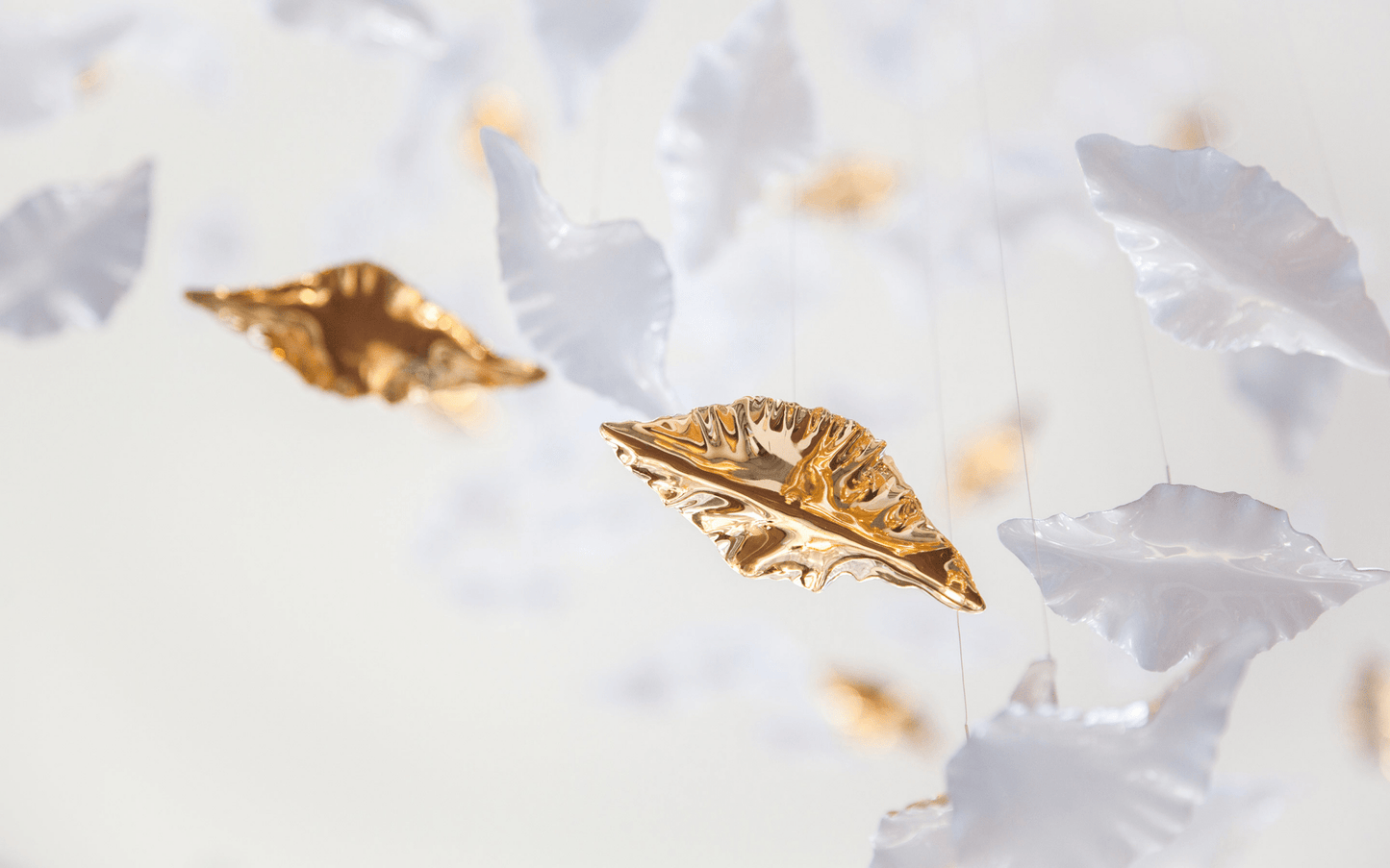 Leaf Twisted Sculptural Customize Chandelier - YIOSI