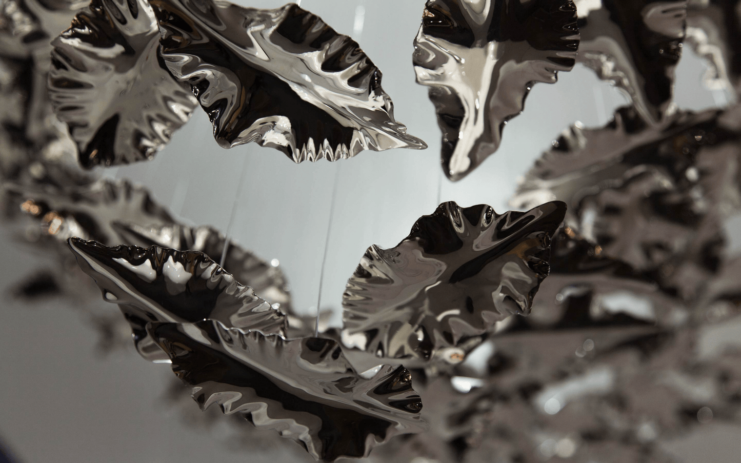 Leaf Twisted Sculptural Customize Chandelier - YIOSI