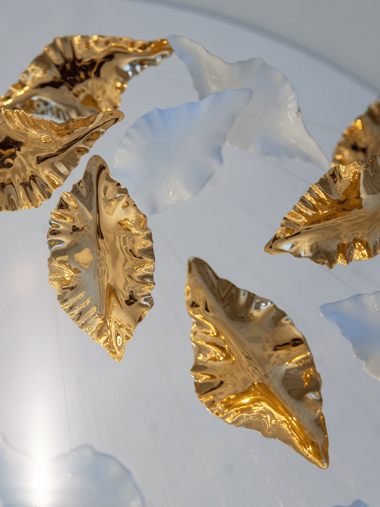 Leaf Twisted Sculptural Customize Chandelier - YIOSI