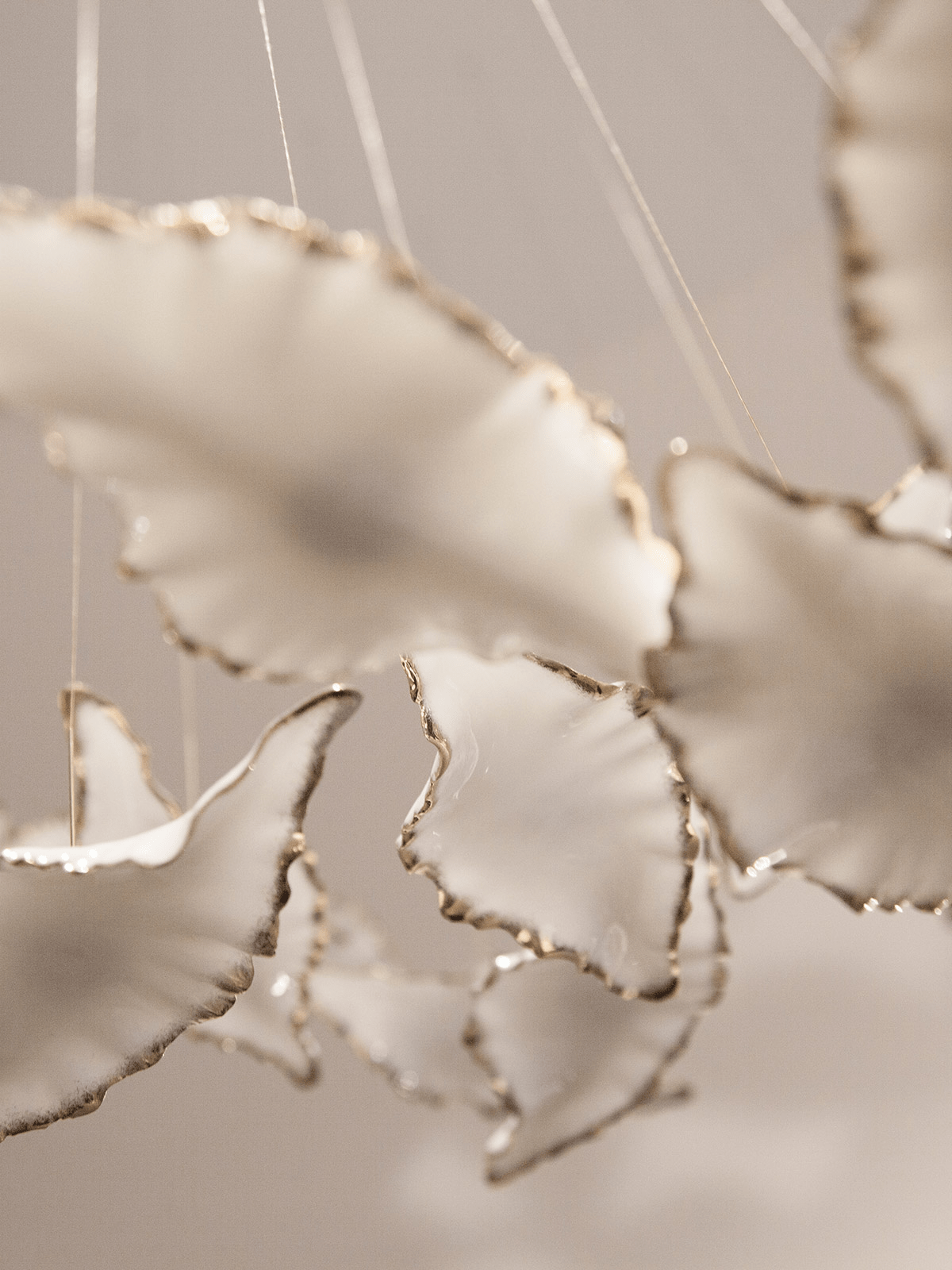 Leaf Twisted Sculptural Customize Chandelier - YIOSI