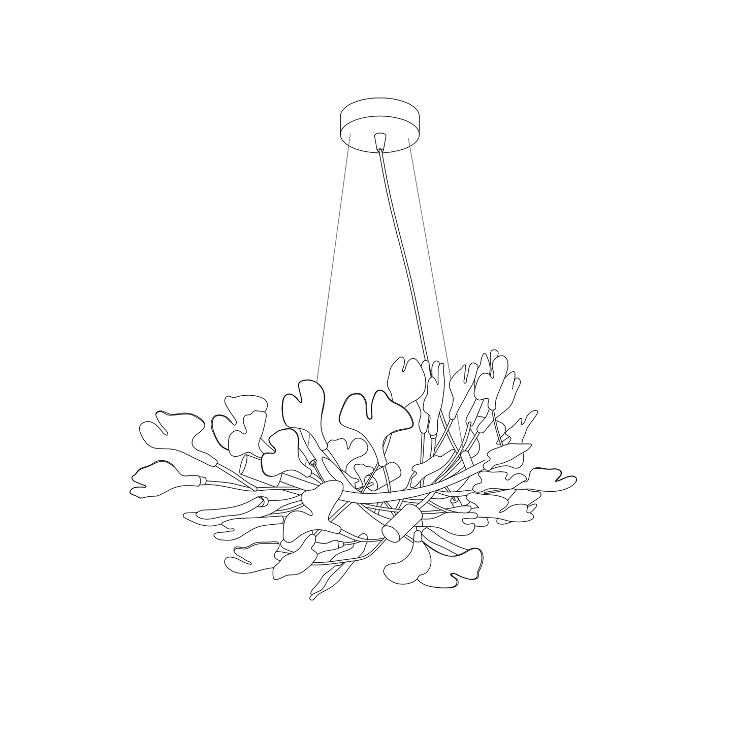 Gingko Chandelier B - YIOSI