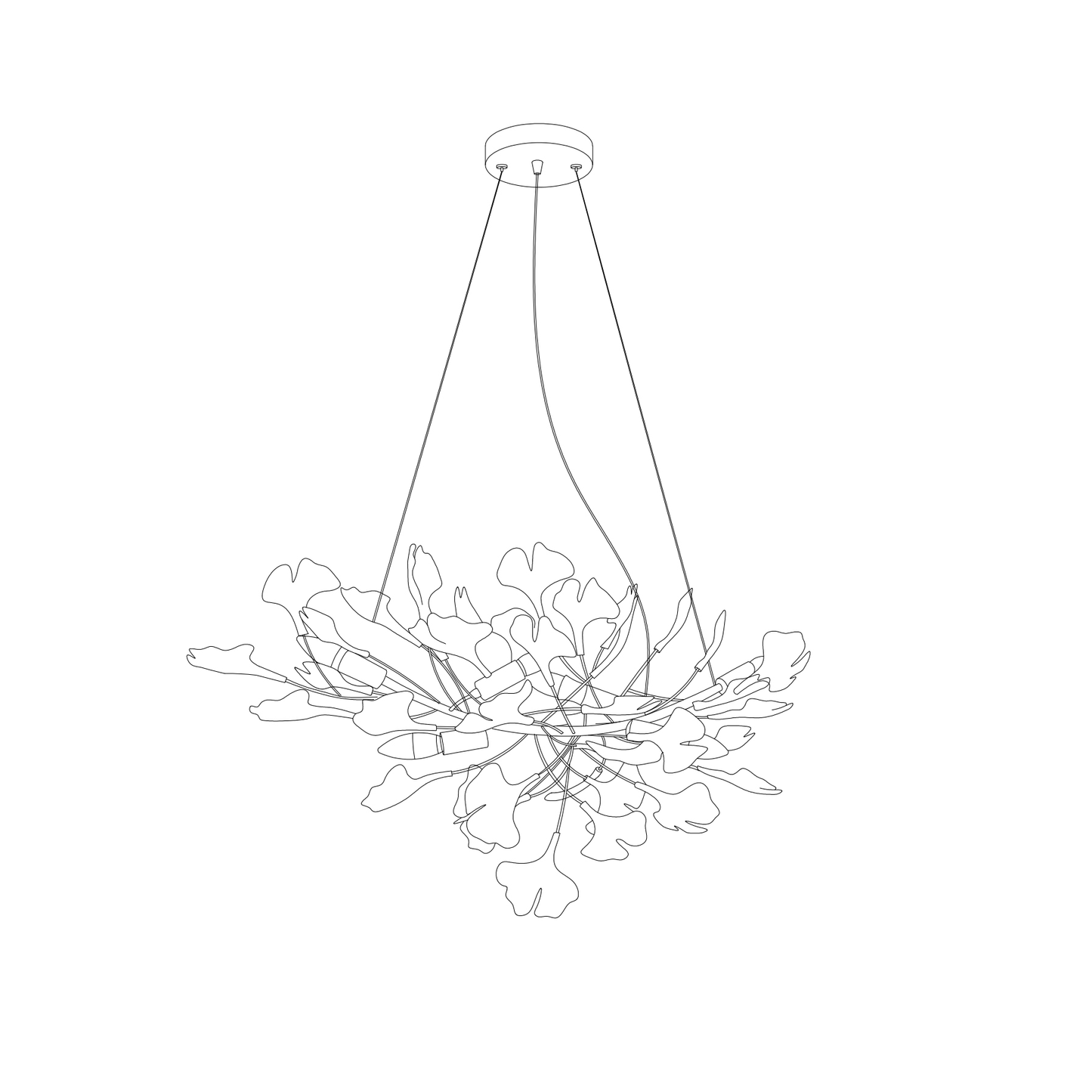 Gingko Chandelier B - YIOSI