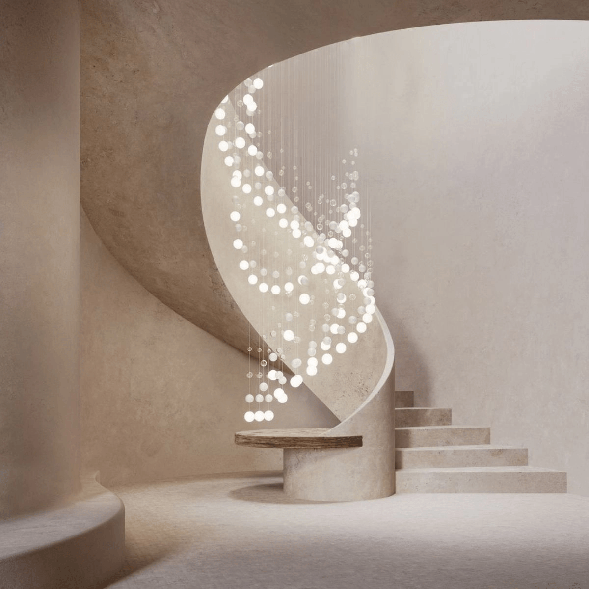 Pearl Curtain Customize Chandelier - YIOSI