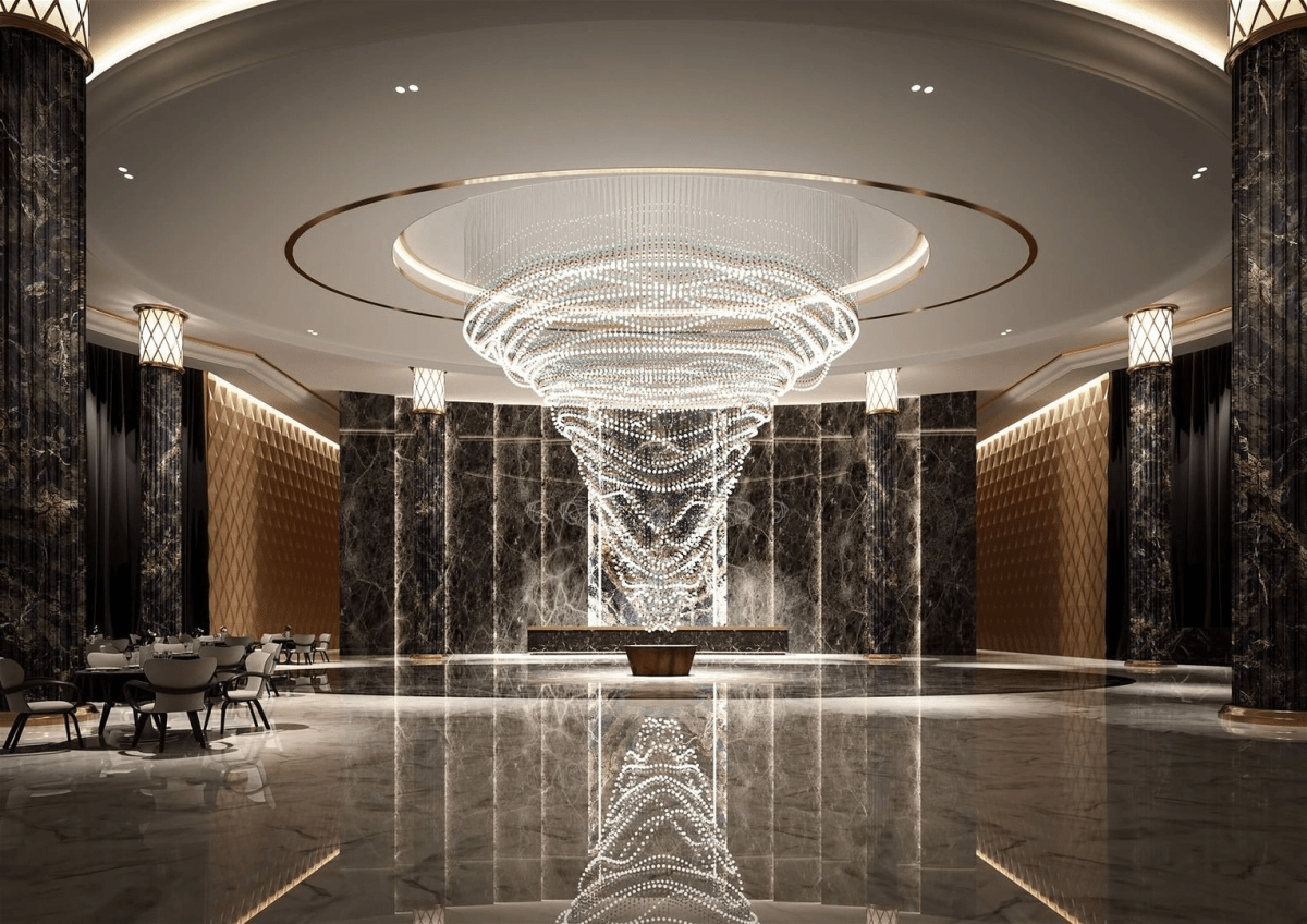 Pearl Curtain Customize Chandelier - YIOSI