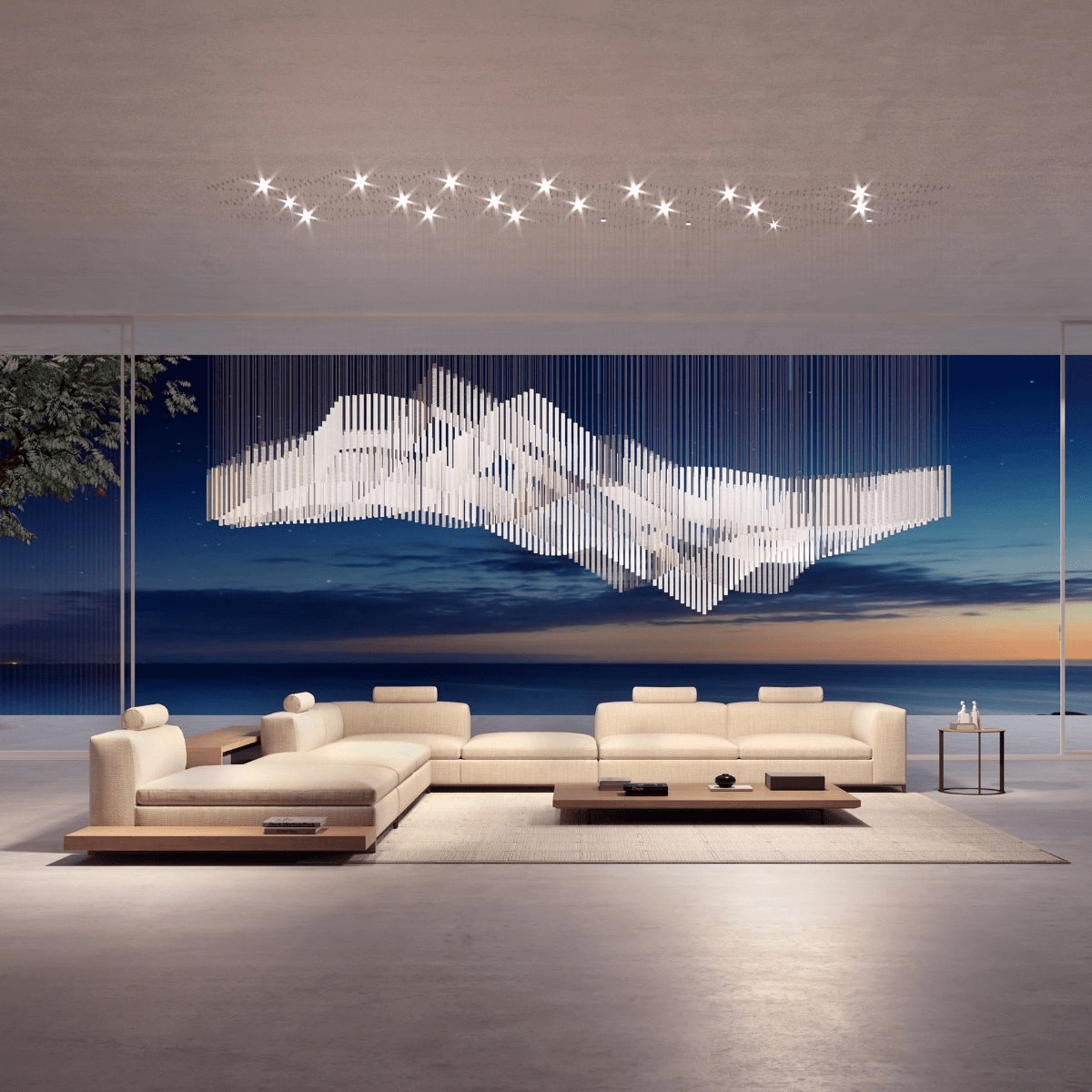 Diamond Cloud Customize Chandelier - YIOSI