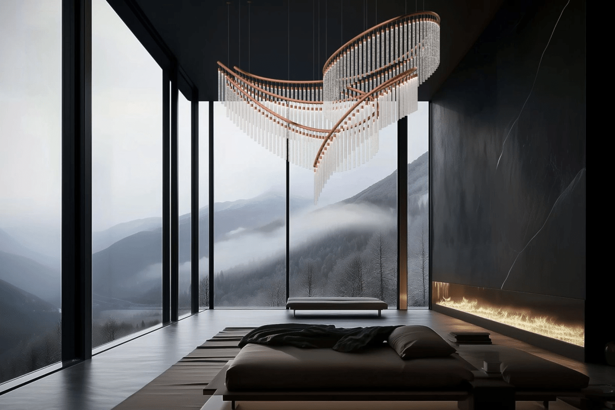 Crystal Spin Customize Chandelier - YIOSI