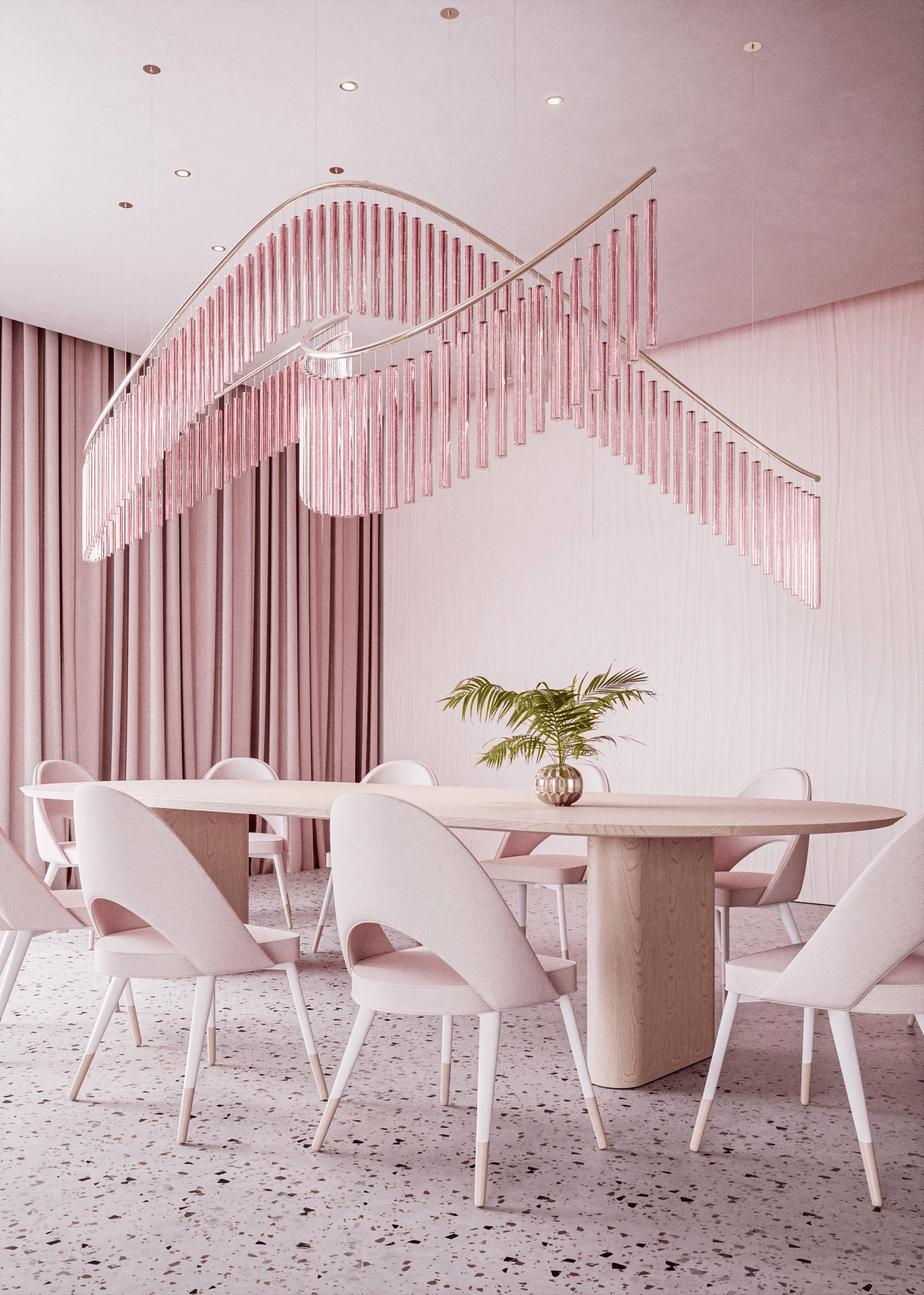 Crystal Spin Customize Chandelier - YIOSI