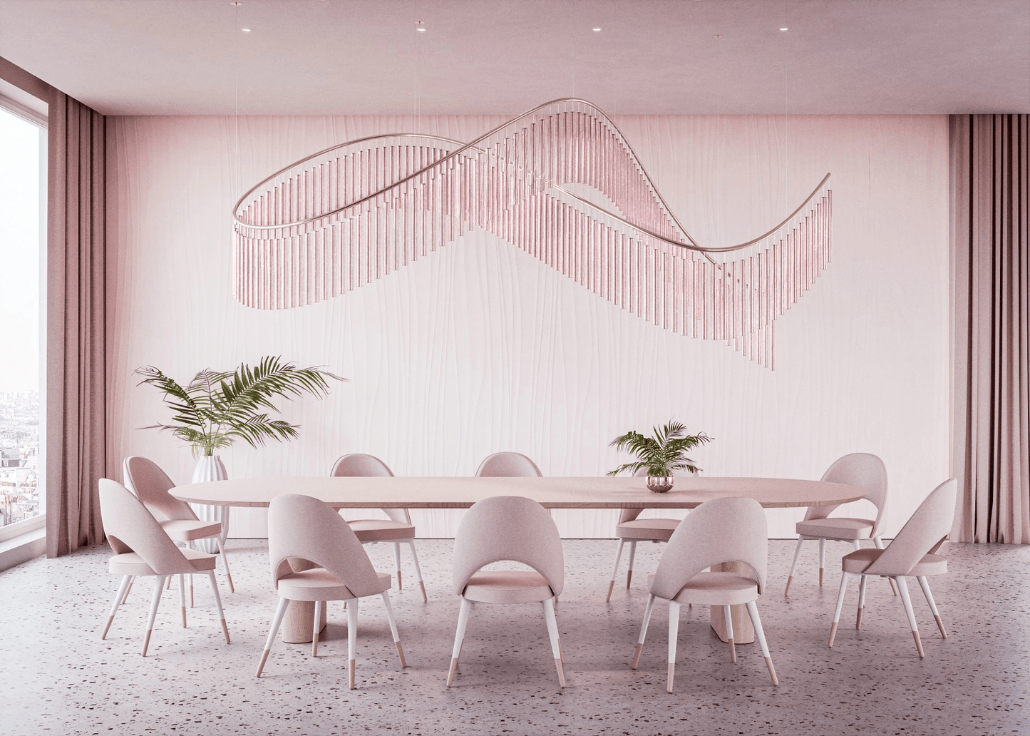 Crystal Spin Customize Chandelier - YIOSI