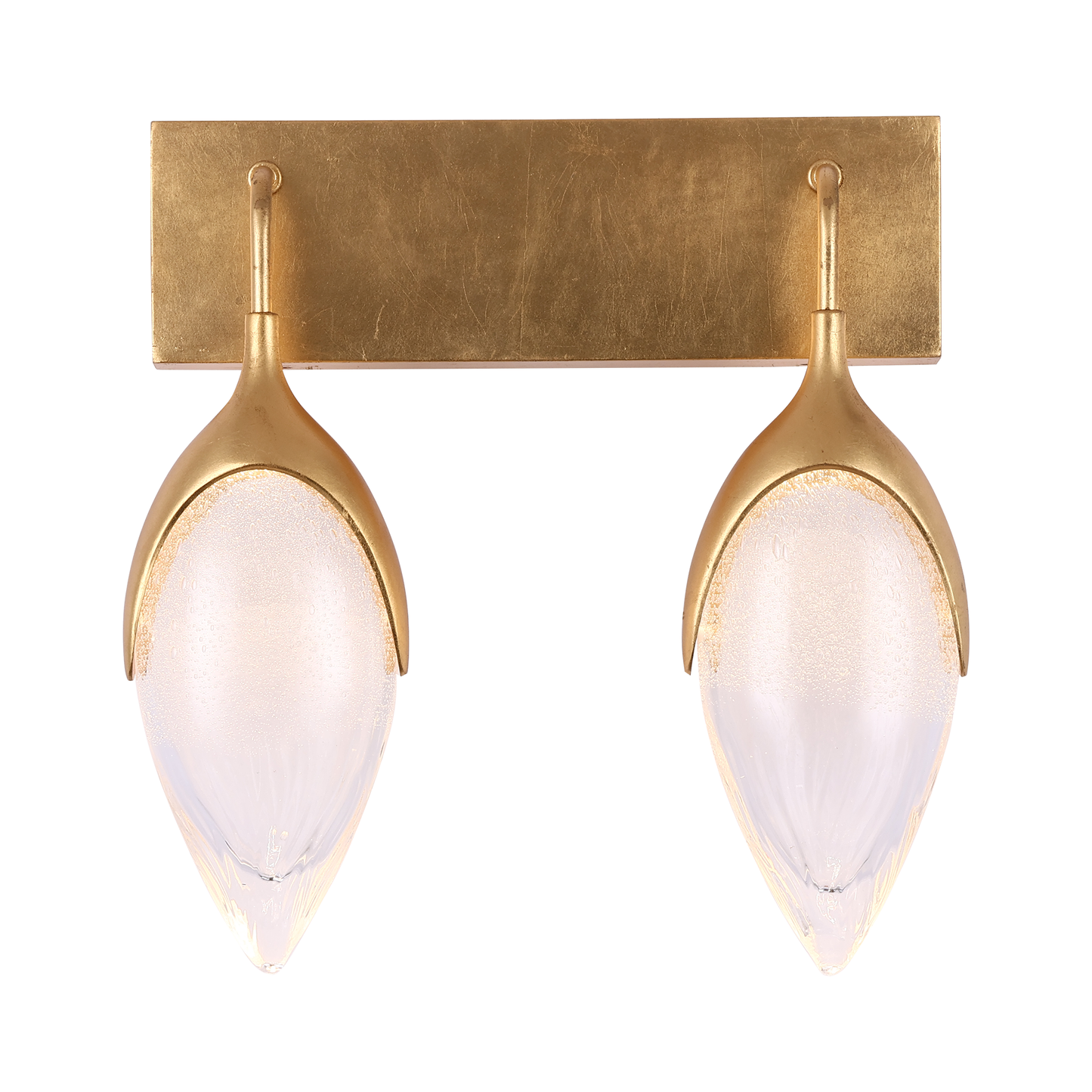 Modern Oval Shaped Glass Chandelier